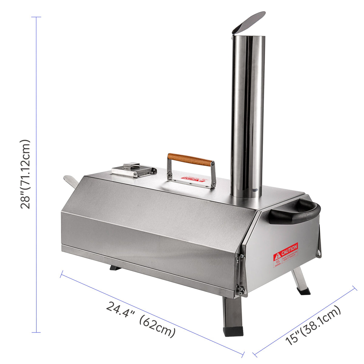 SS  Portable Wood Fired Pizza Oven