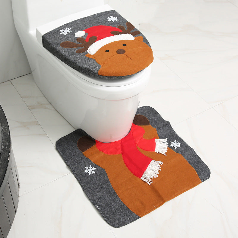 Christmas Santa Bathroom Set