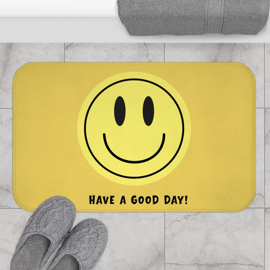 Smiley Face Bath Mat