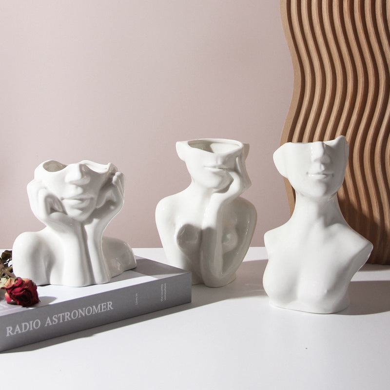 Body Shaped Ceramic Vase