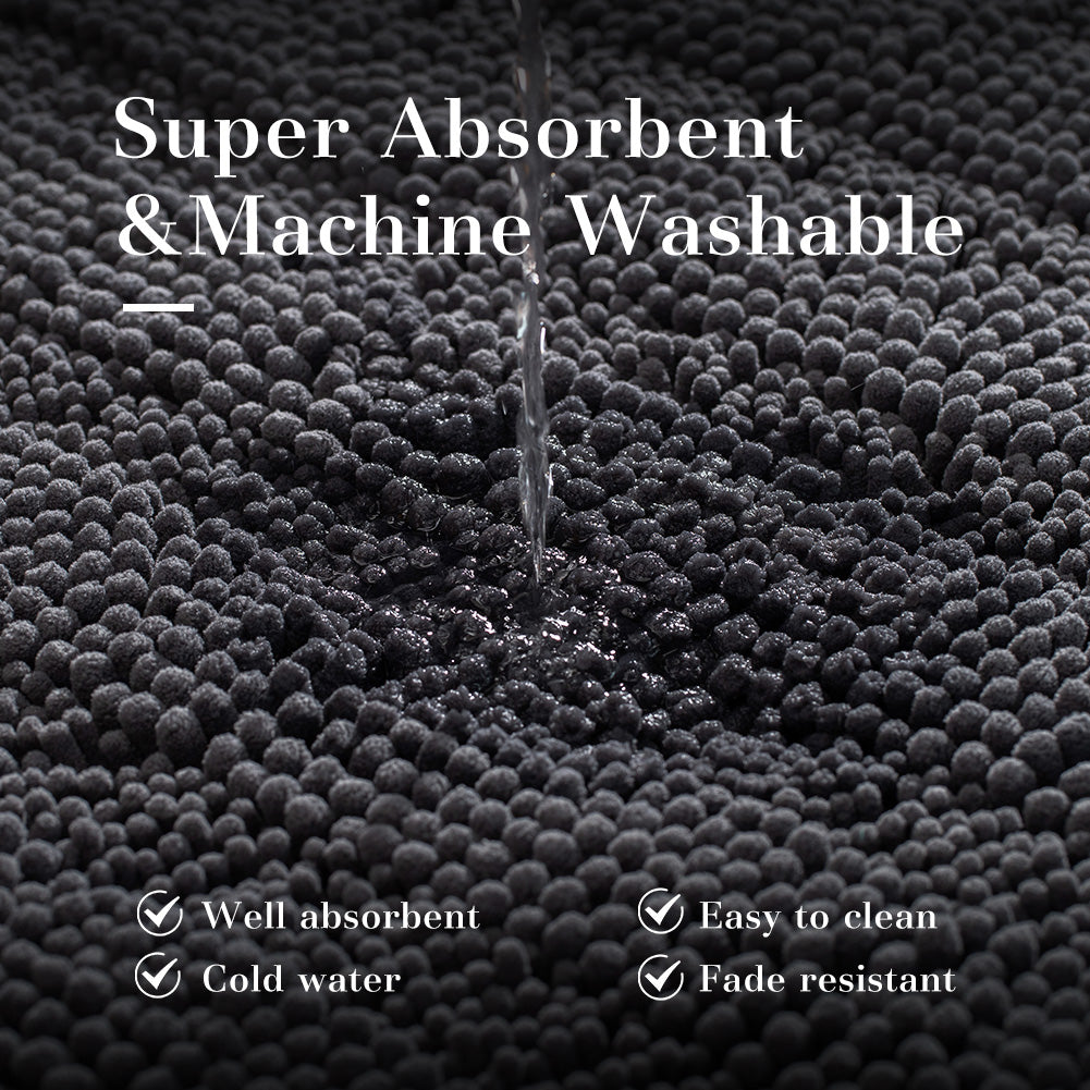 Absorbent Non-Slip Bathroom Mat