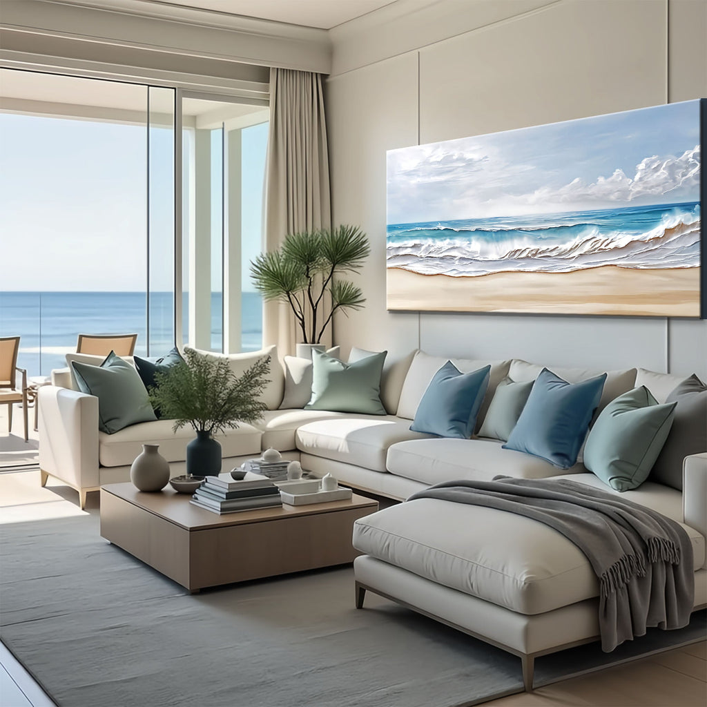 Serene Ocean Wave Wall Art