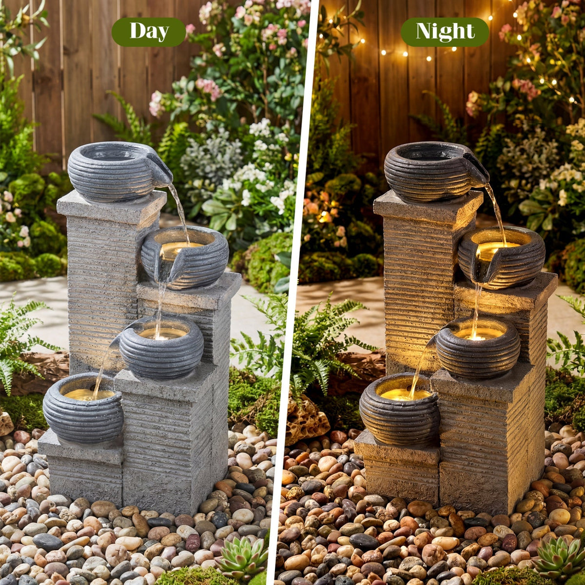 Cascading Waterfall Fountain