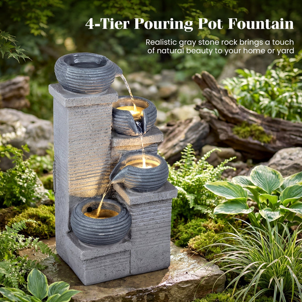 Cascading Waterfall Fountain