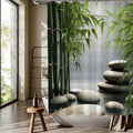 Decorative Stone Shower Curtain