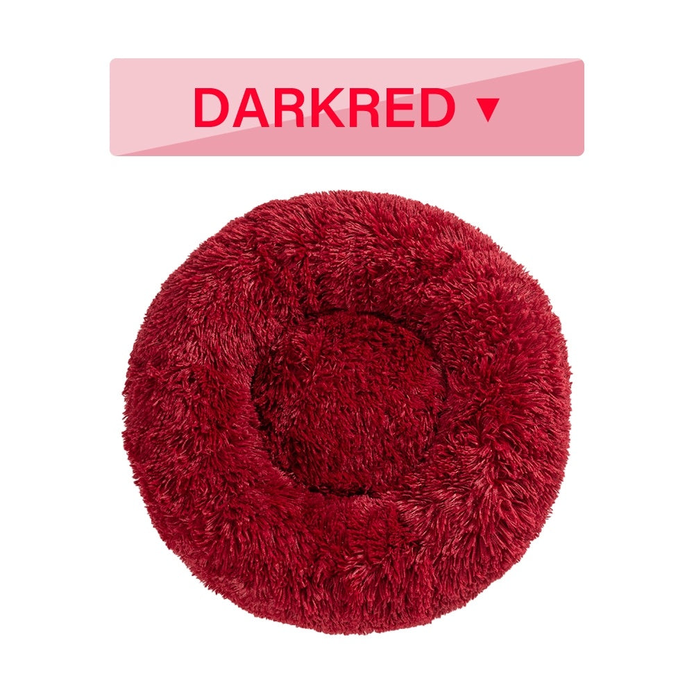 Warm Fluffy Donut Dog/Cat Bed