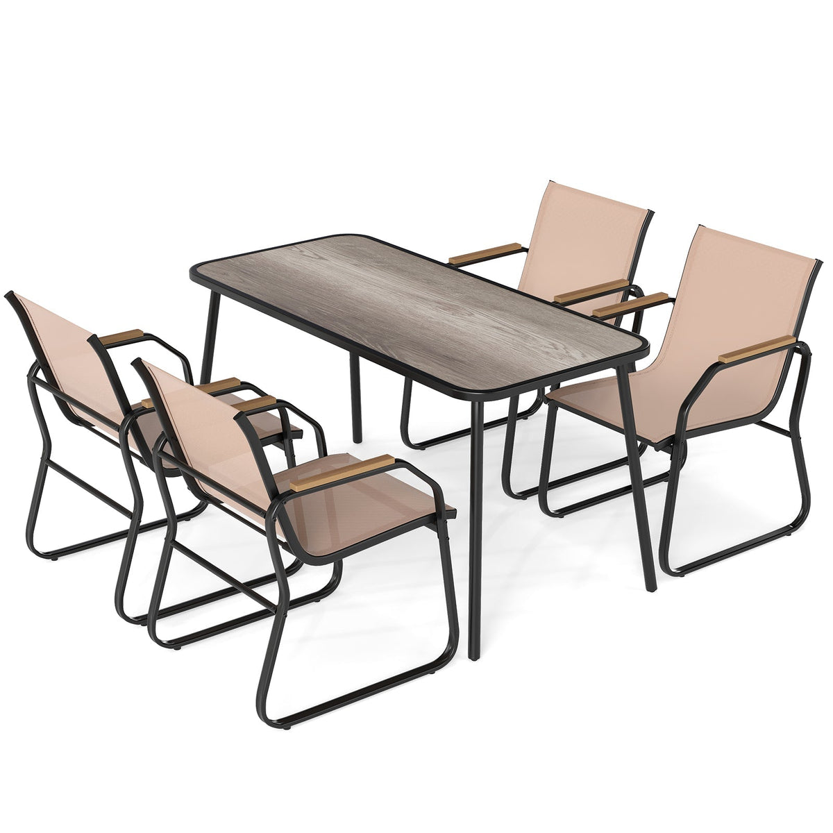 5 Pieces Patio Set