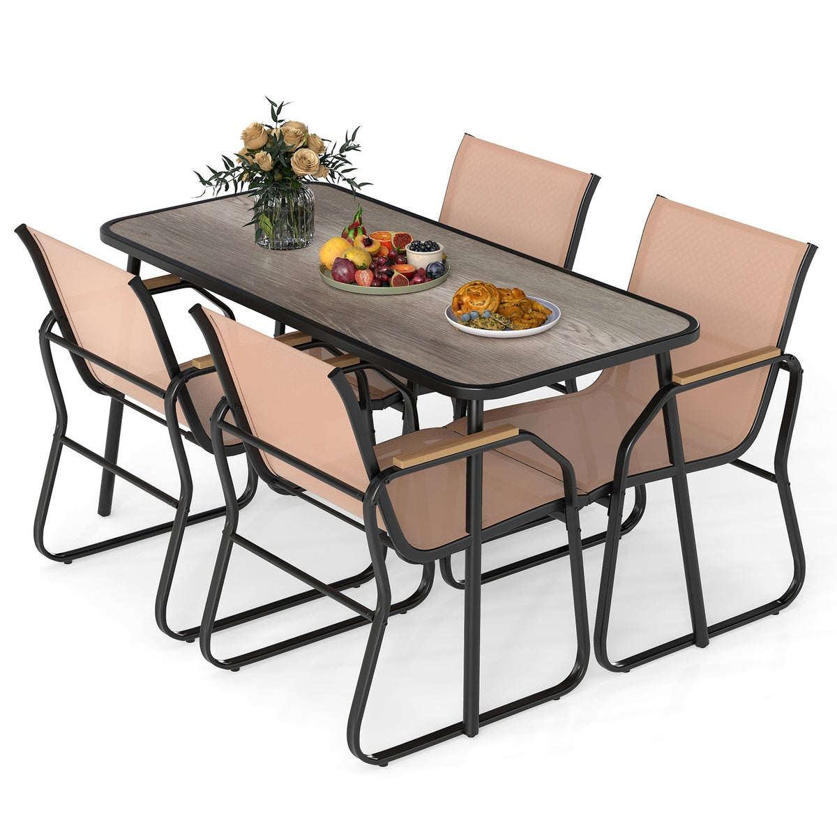 5 Pieces Patio Set