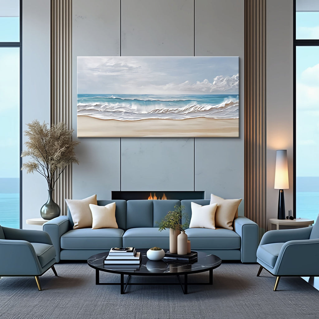 Serene Ocean Wave Wall Art