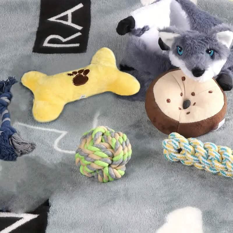 6-Pack Squeaky Dog Toys
