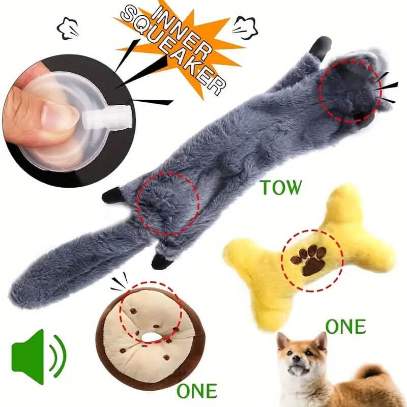 6-Pack Squeaky Dog Toys