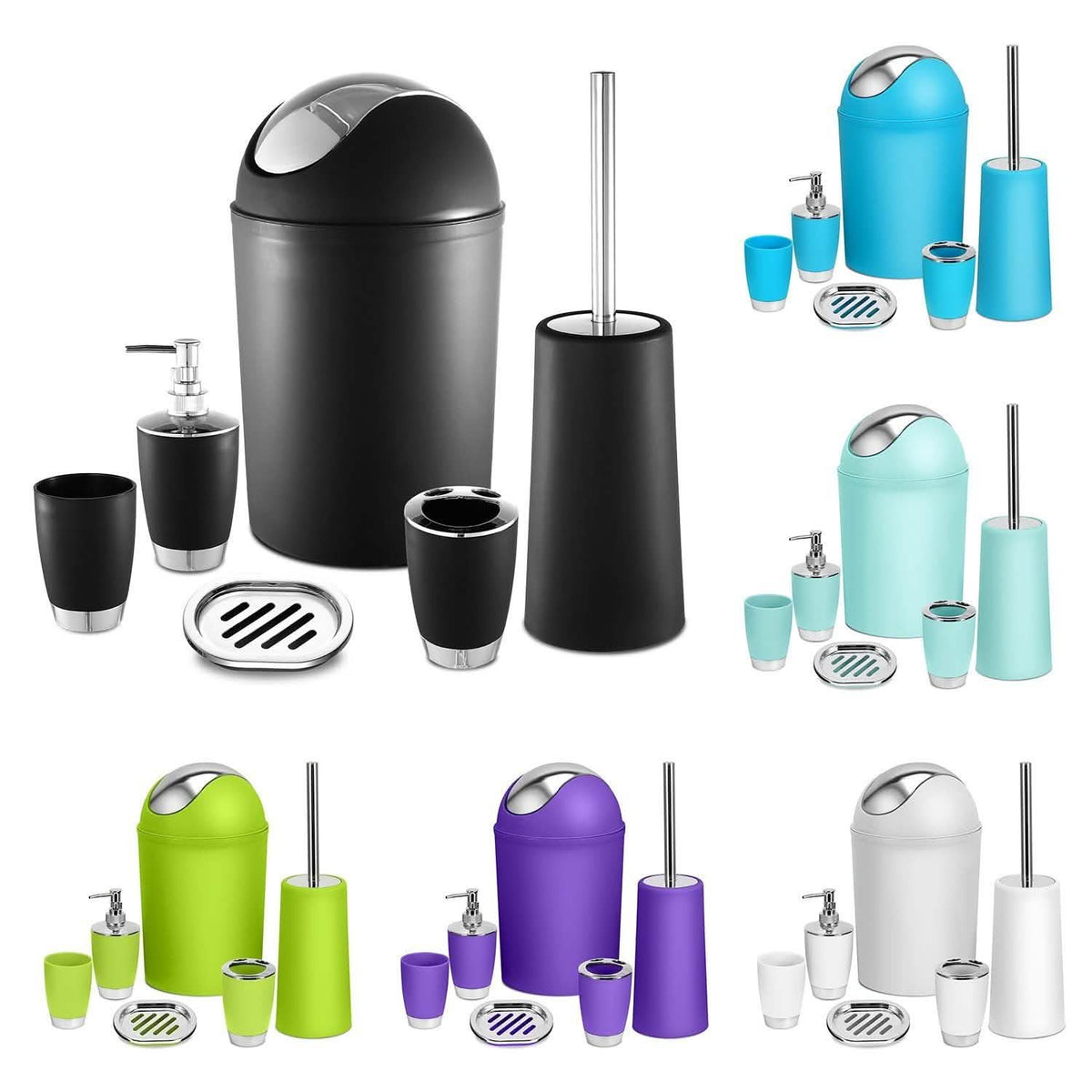 6-Pc. Bathroom Accessories Set