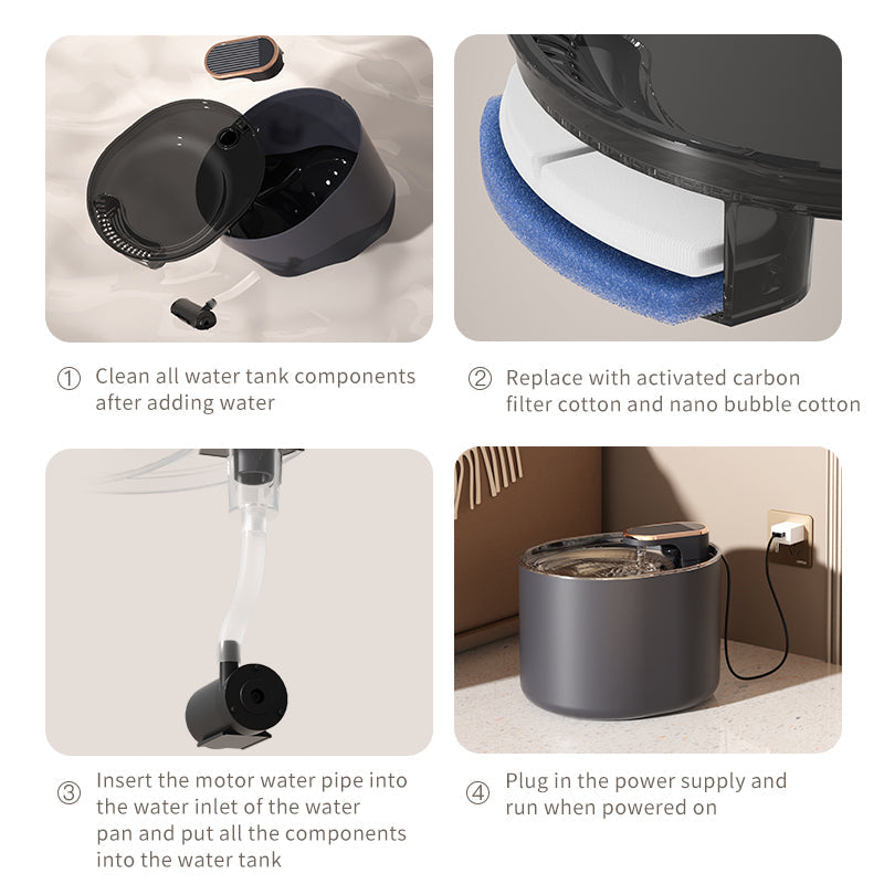 Elec. Cat/Dog Water Fountain