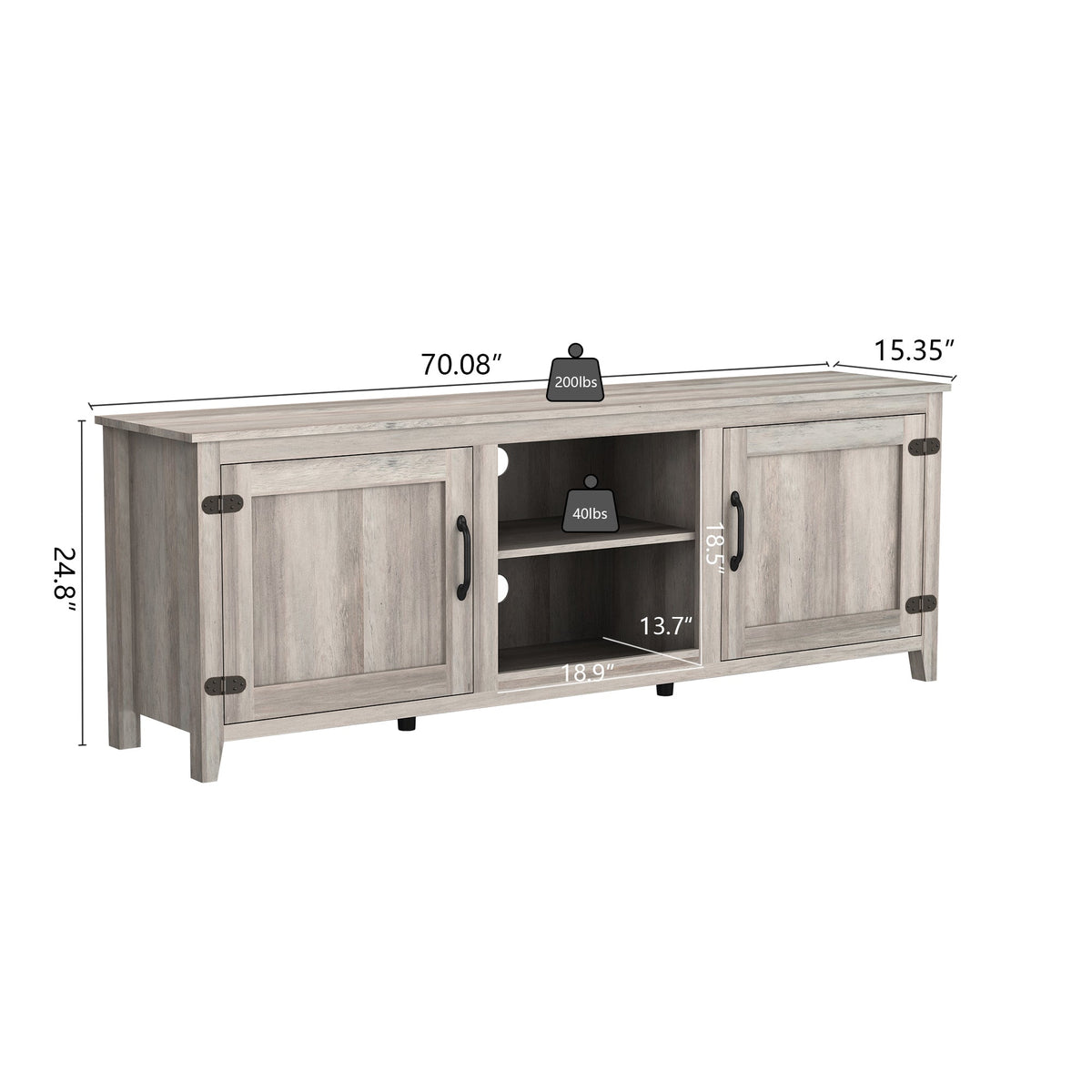 TV Stand Storage Console