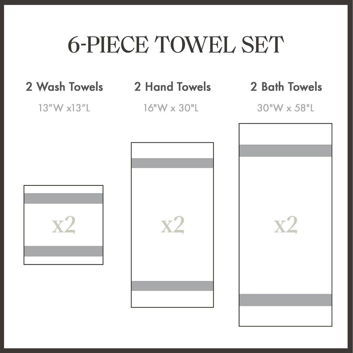 100% Cotton Luxury Towel Set