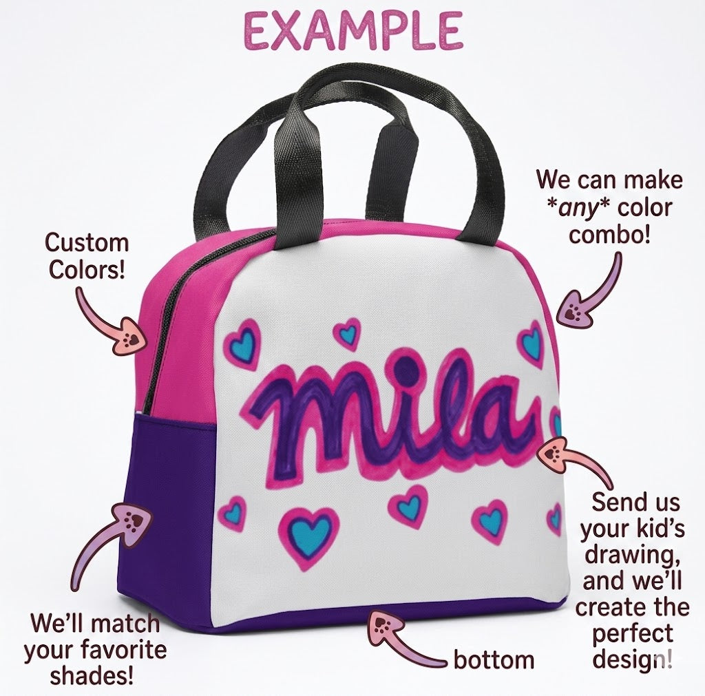 Personalized Photo Lunch Bag