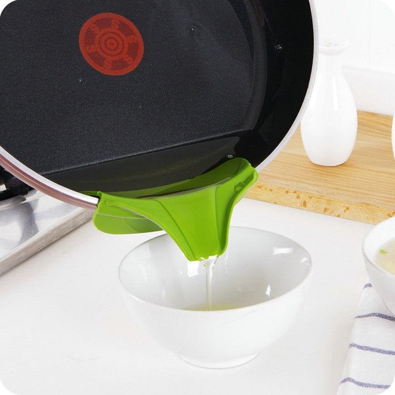 Easy-Pour Silicone Soup Funnel