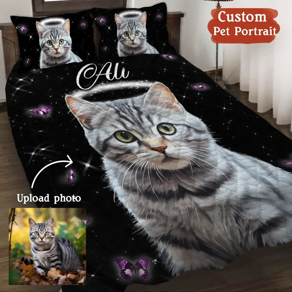 Custom Personalized Pet Bed Set