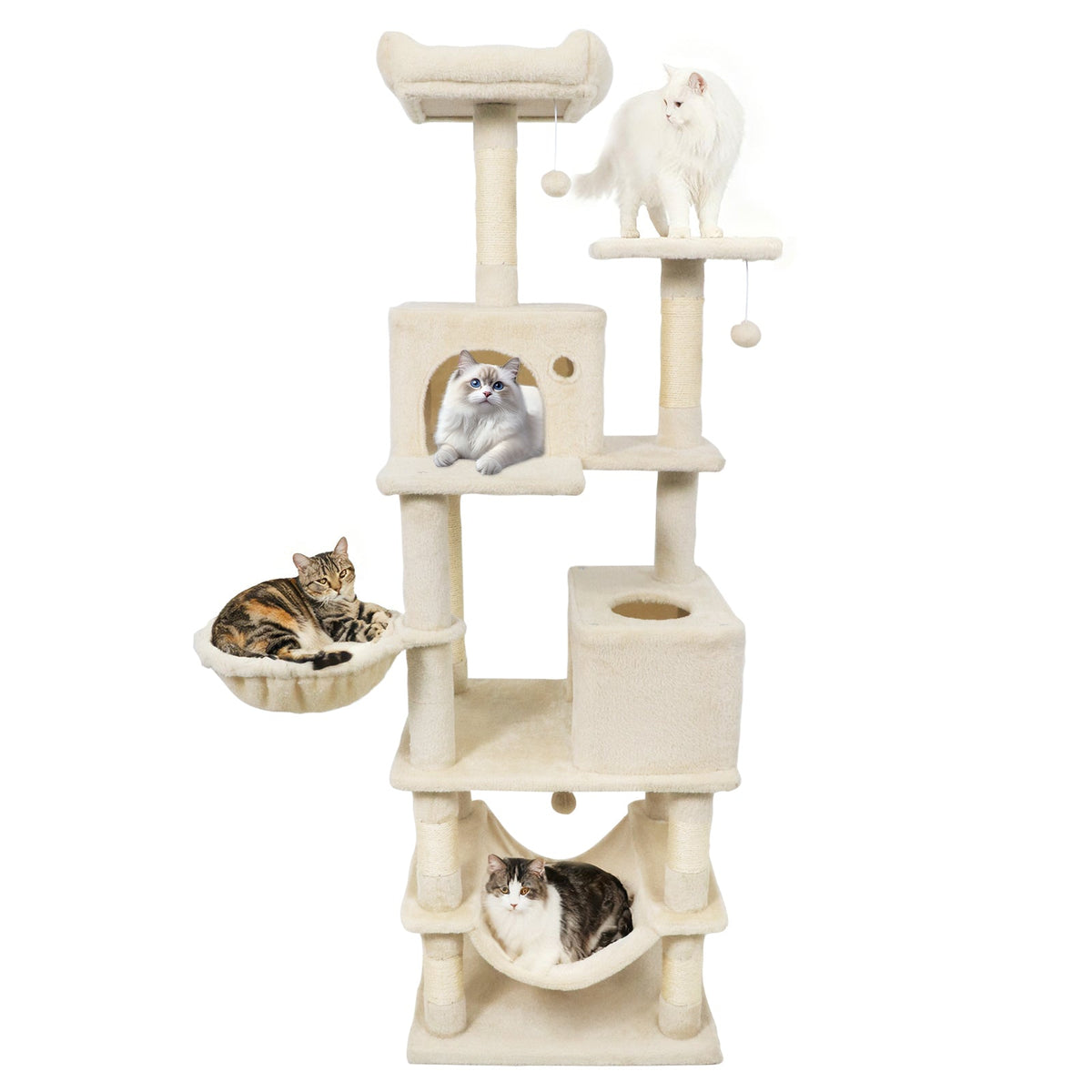 Multi-Level Cat Tower