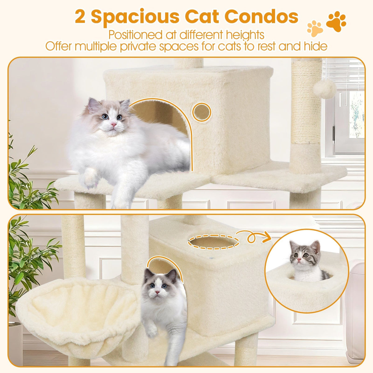 Multi-Level Cat Tower