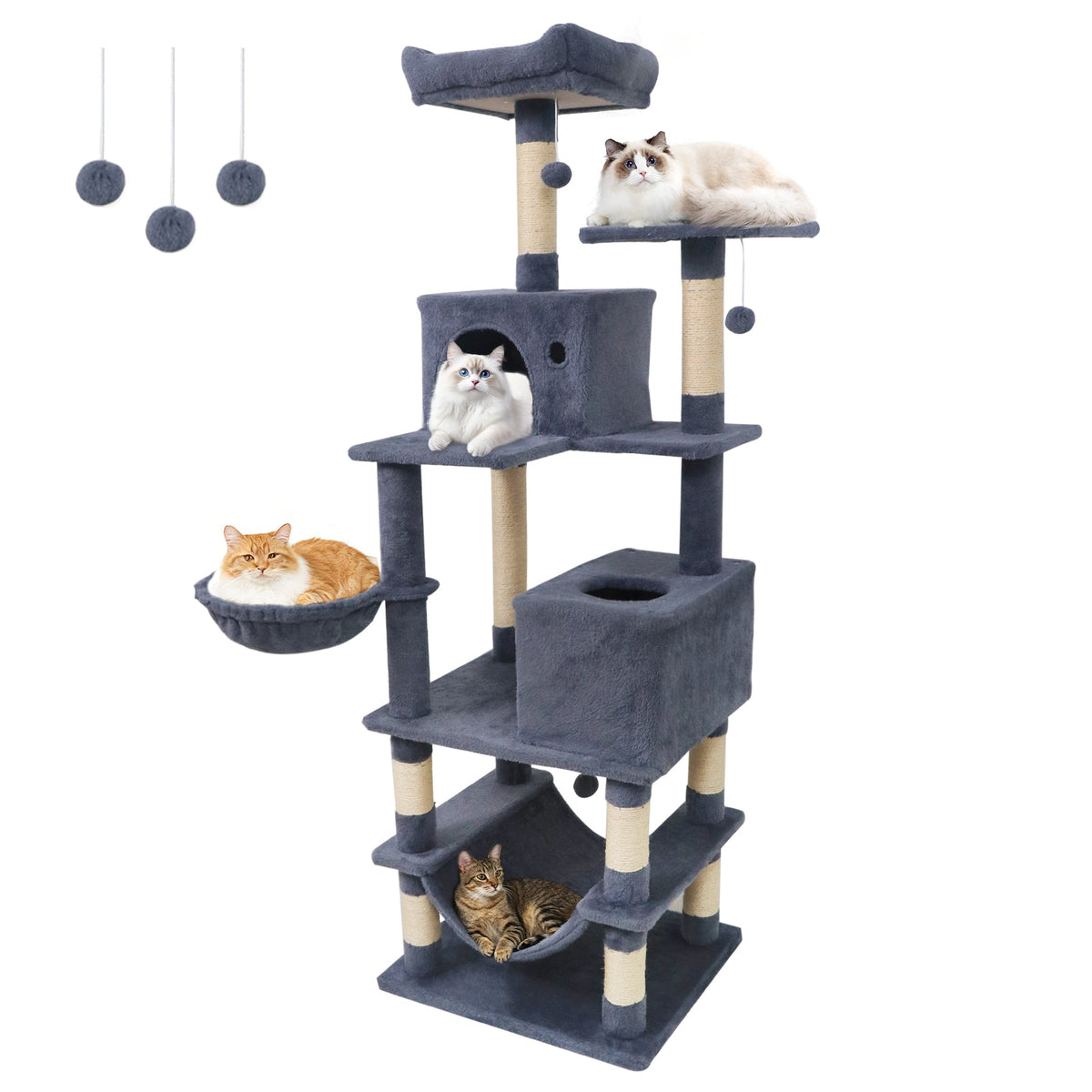 Multi-Level Cat Tower