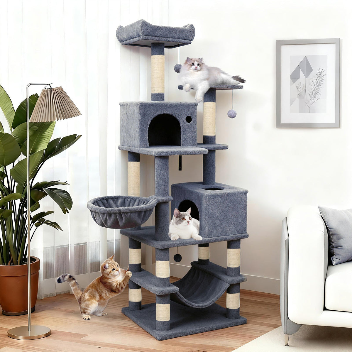 Multi-Level Cat Tower