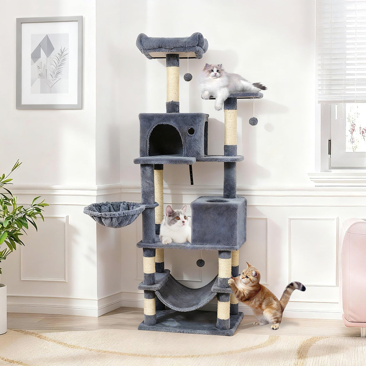 Multi-Level Cat Tower