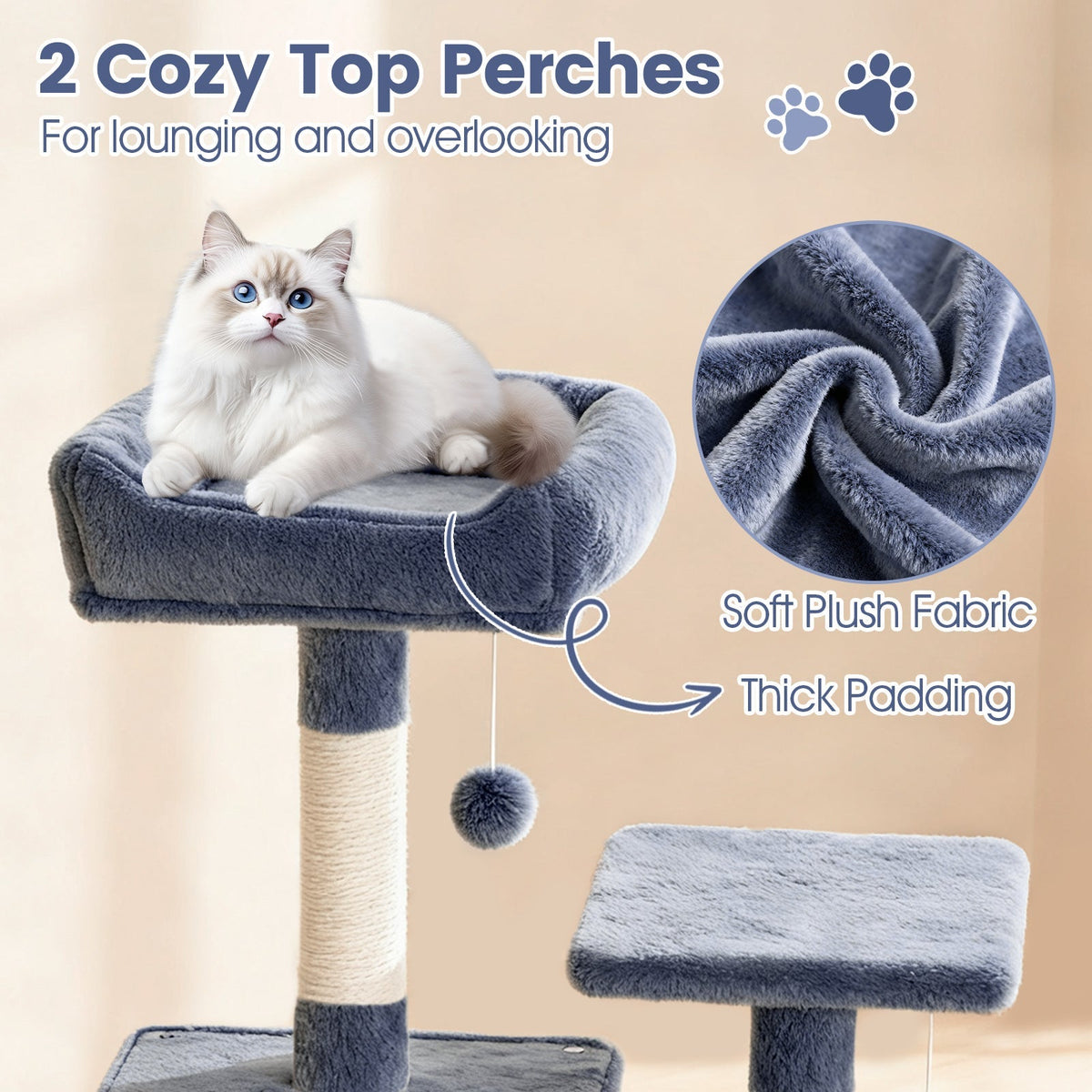 Multi-Level Cat Tower