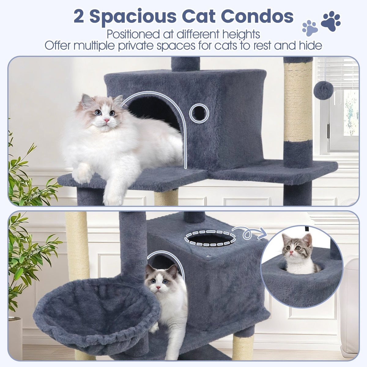 Multi-Level Cat Tower