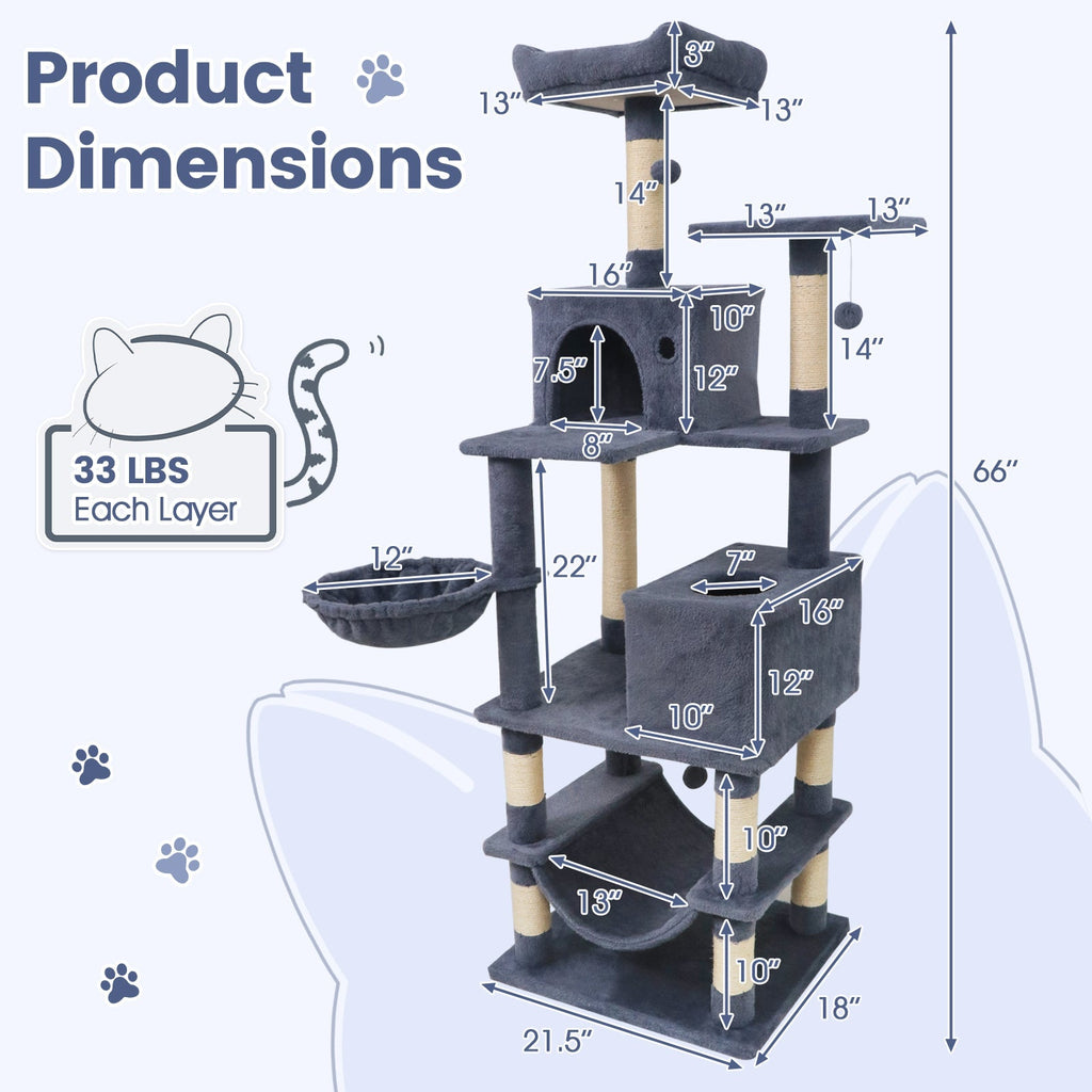 Multi-Level Cat Tower