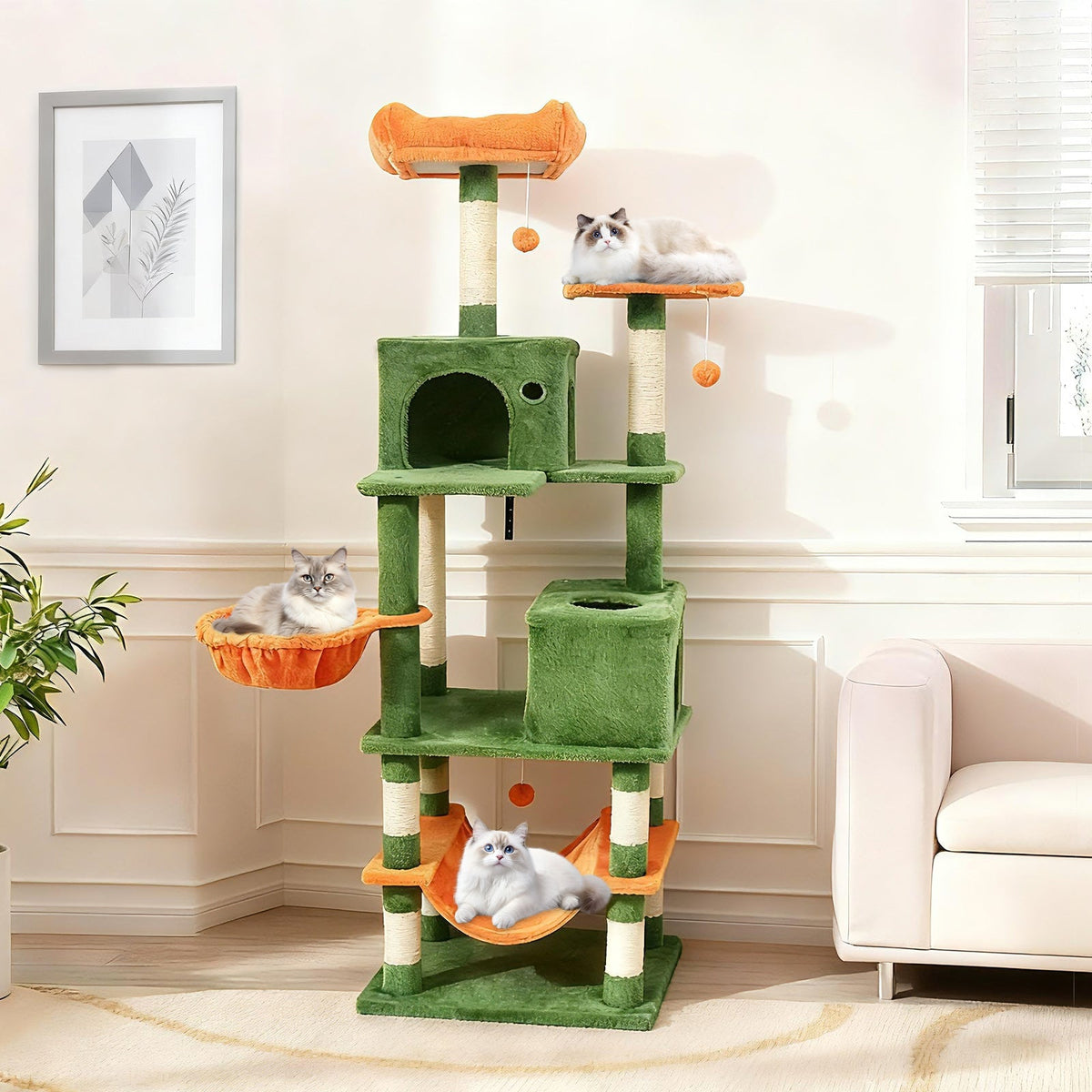 Multi-Level Cat Tower