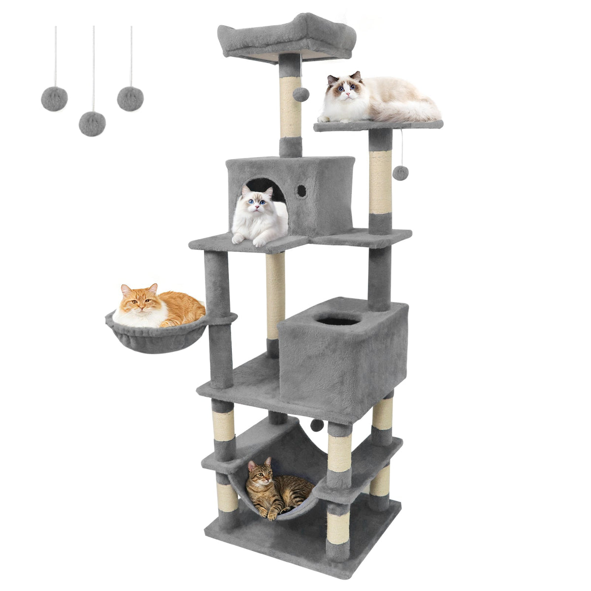 Multi-Level Cat Tower