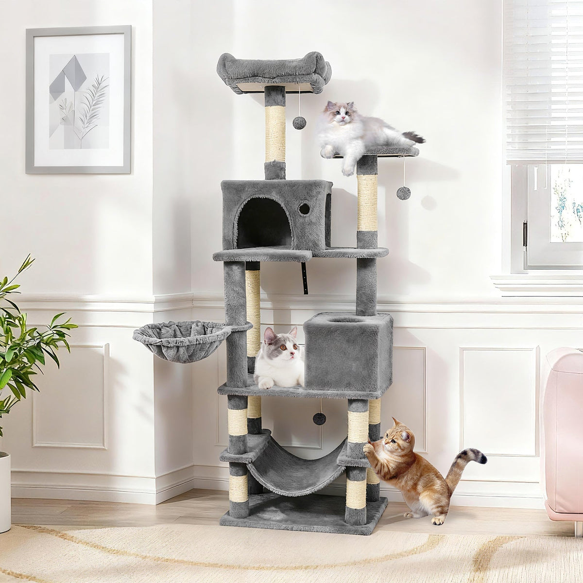 Multi-Level Cat Tower