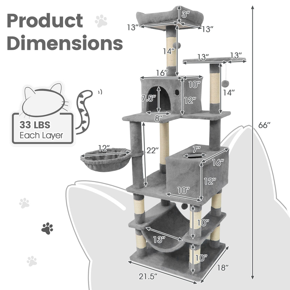 Multi-Level Cat Tower