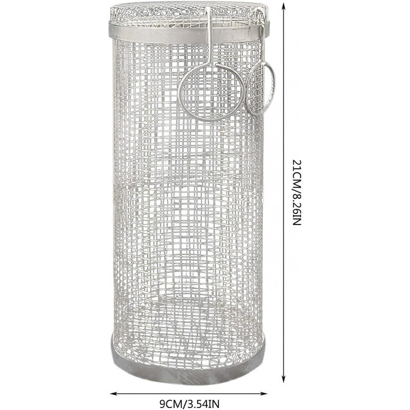 Rolling BBQ Grilling Basket
