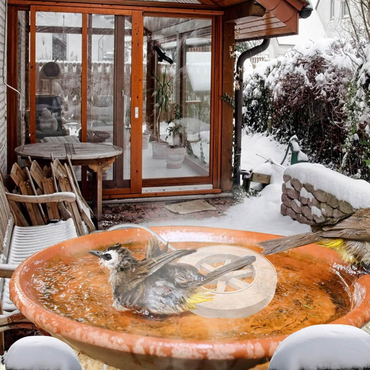 Bird Bath Water Heater