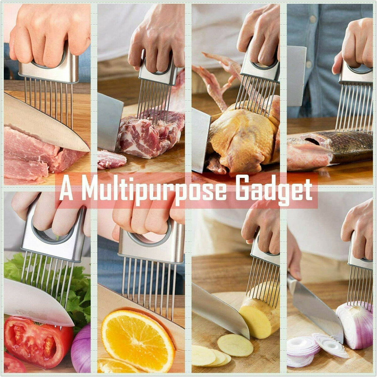 Vegetable Holder For Slicing