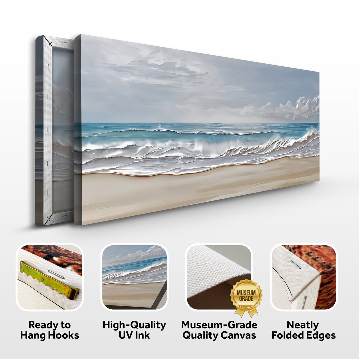 Serene Ocean Wave Wall Art