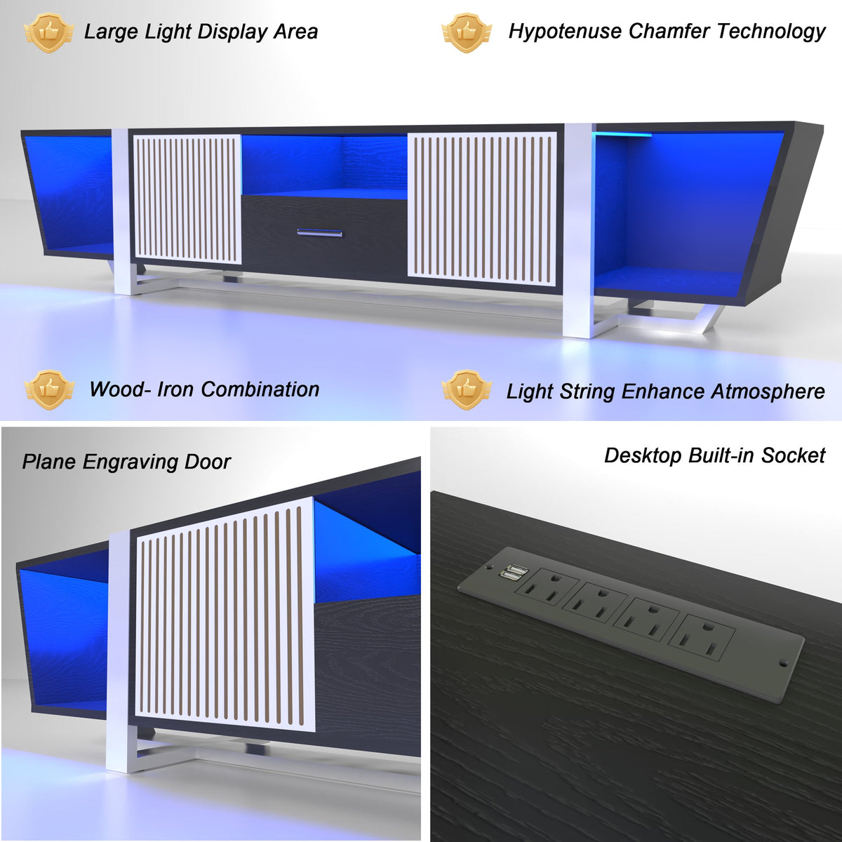 TV console cabinet w/Light