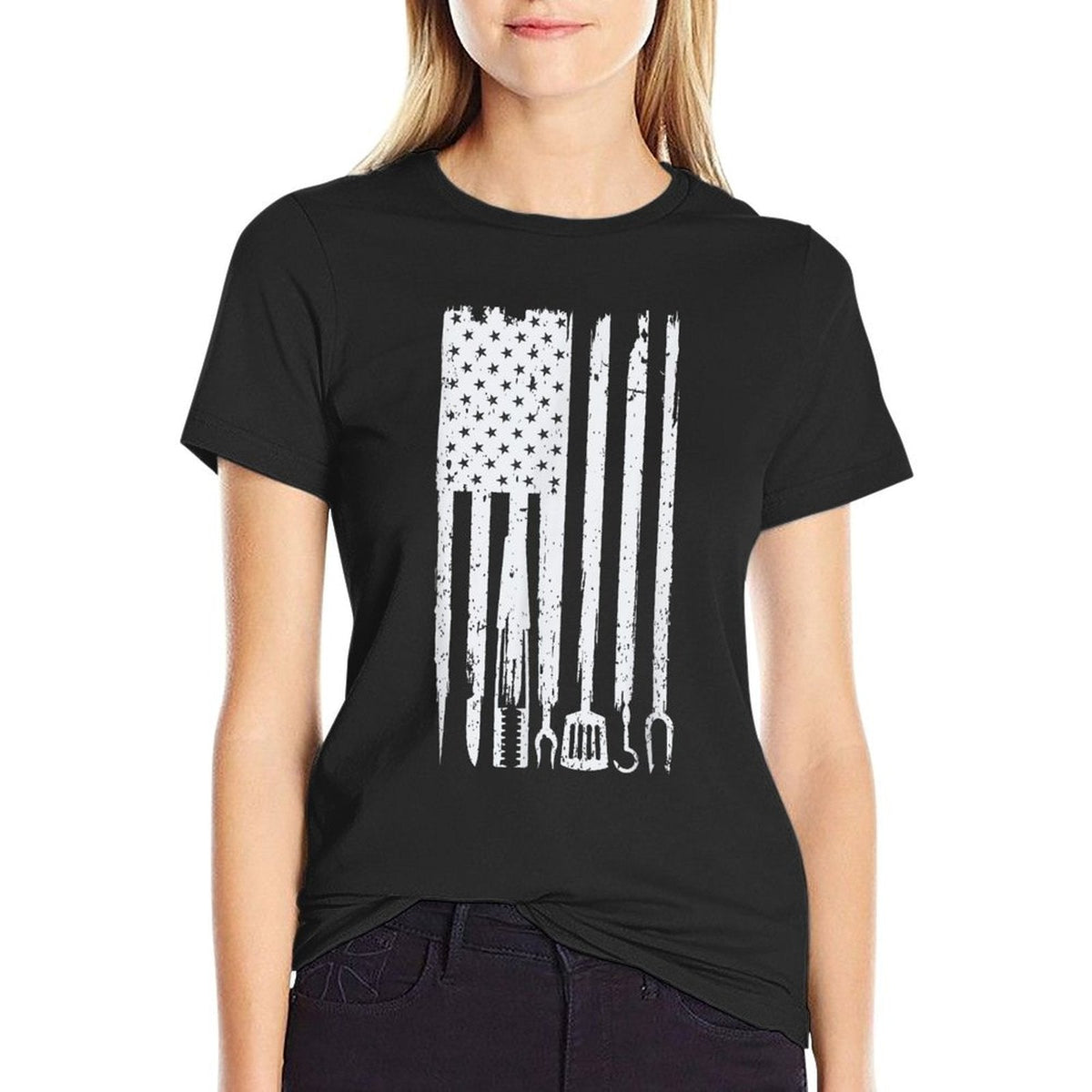 BBQ T-Shirt Flag Design