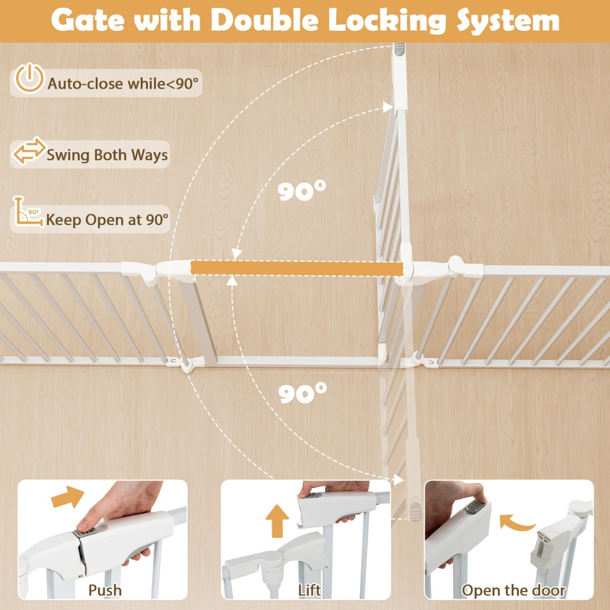 Adjustable Baby/Pet Safety Fence