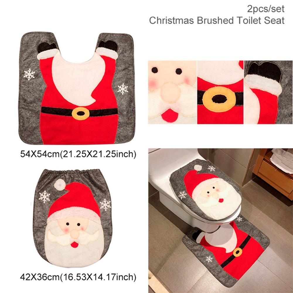 Christmas Santa Bathroom Set