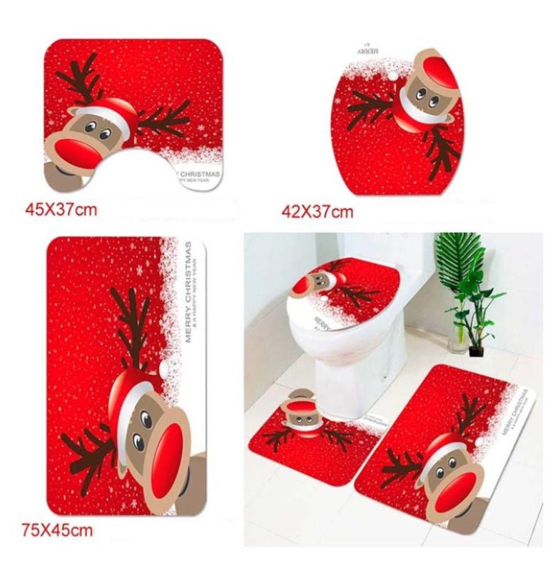 Christmas Santa Bathroom Set