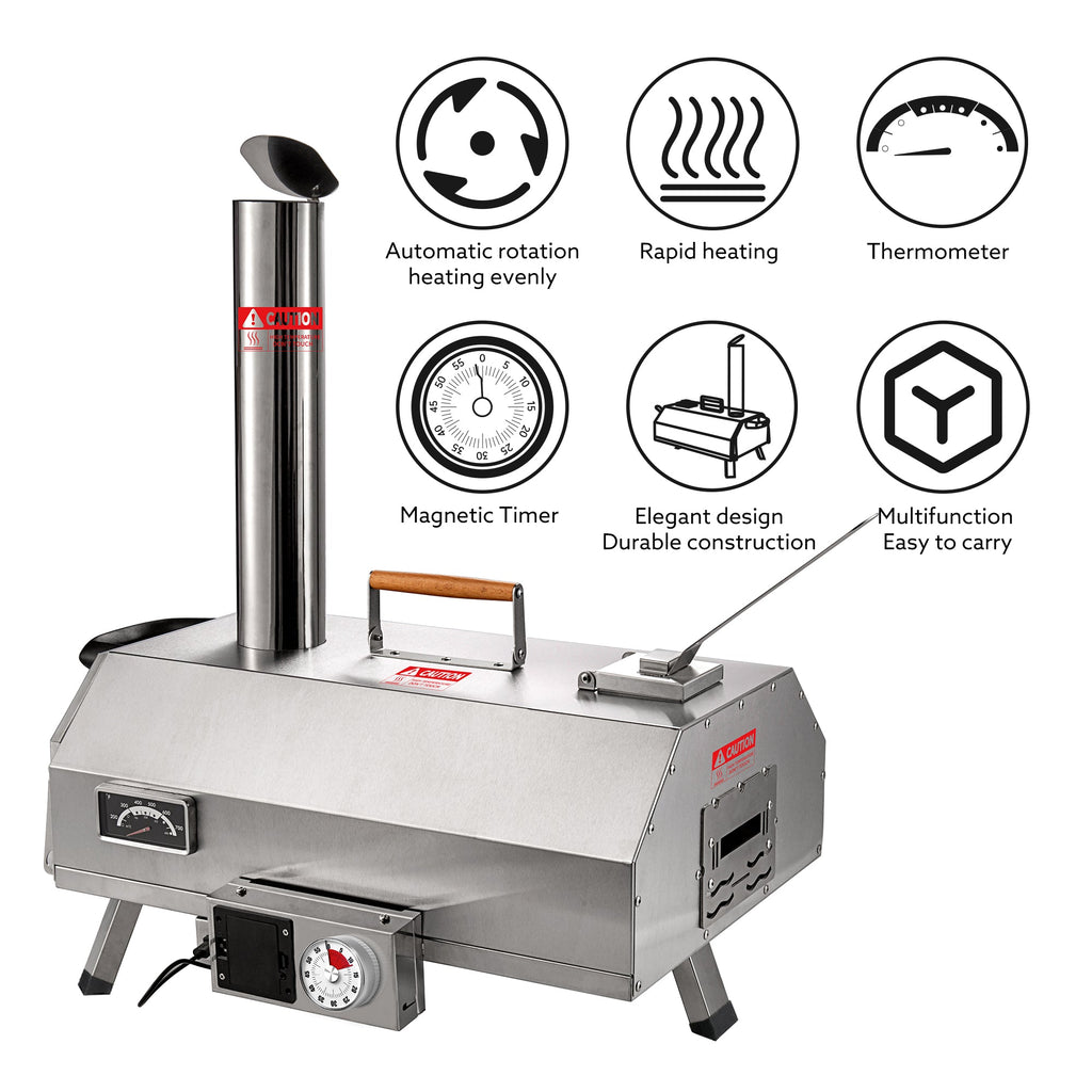 SS  Portable Wood Fired Pizza Oven