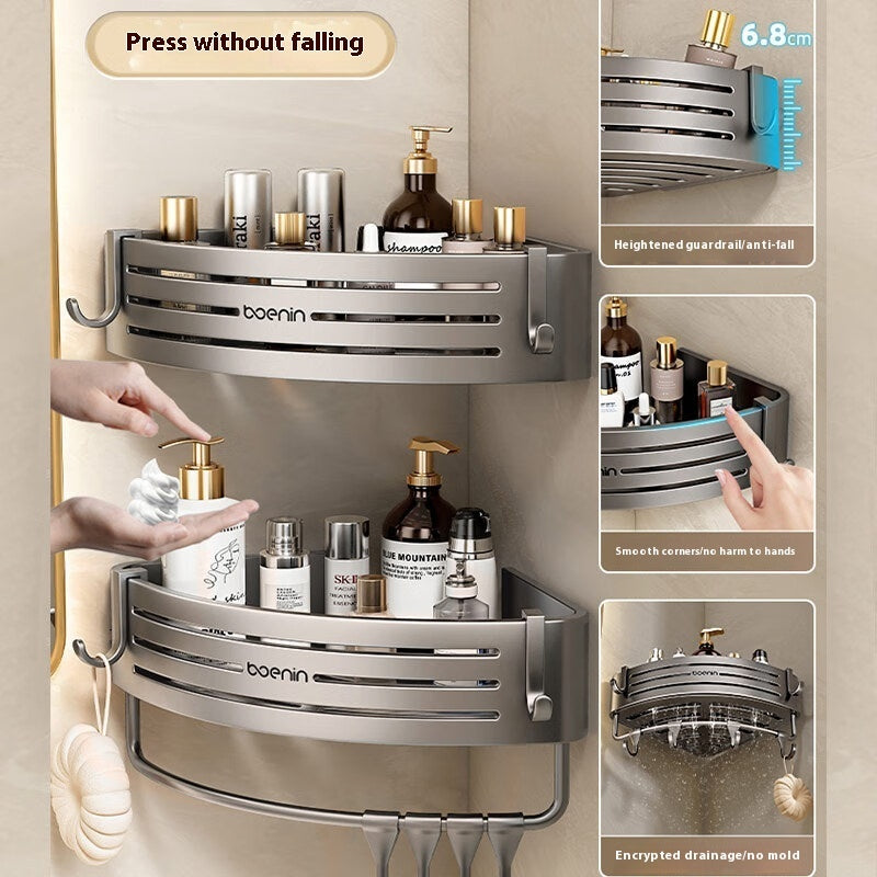 Portable Bathroom Corner Rack