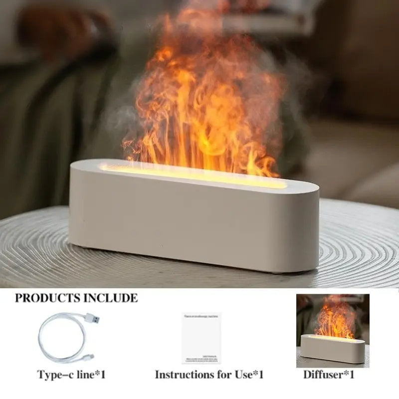 Cool Mist Flame Aroma Diffuser