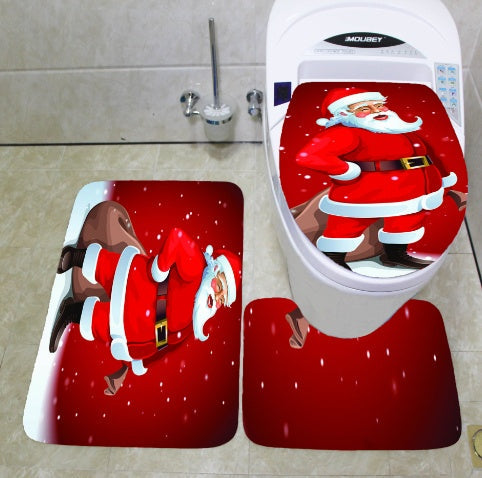 Christmas Santa Bathroom Set