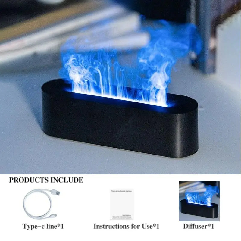 Cool Mist Flame Aroma Diffuser