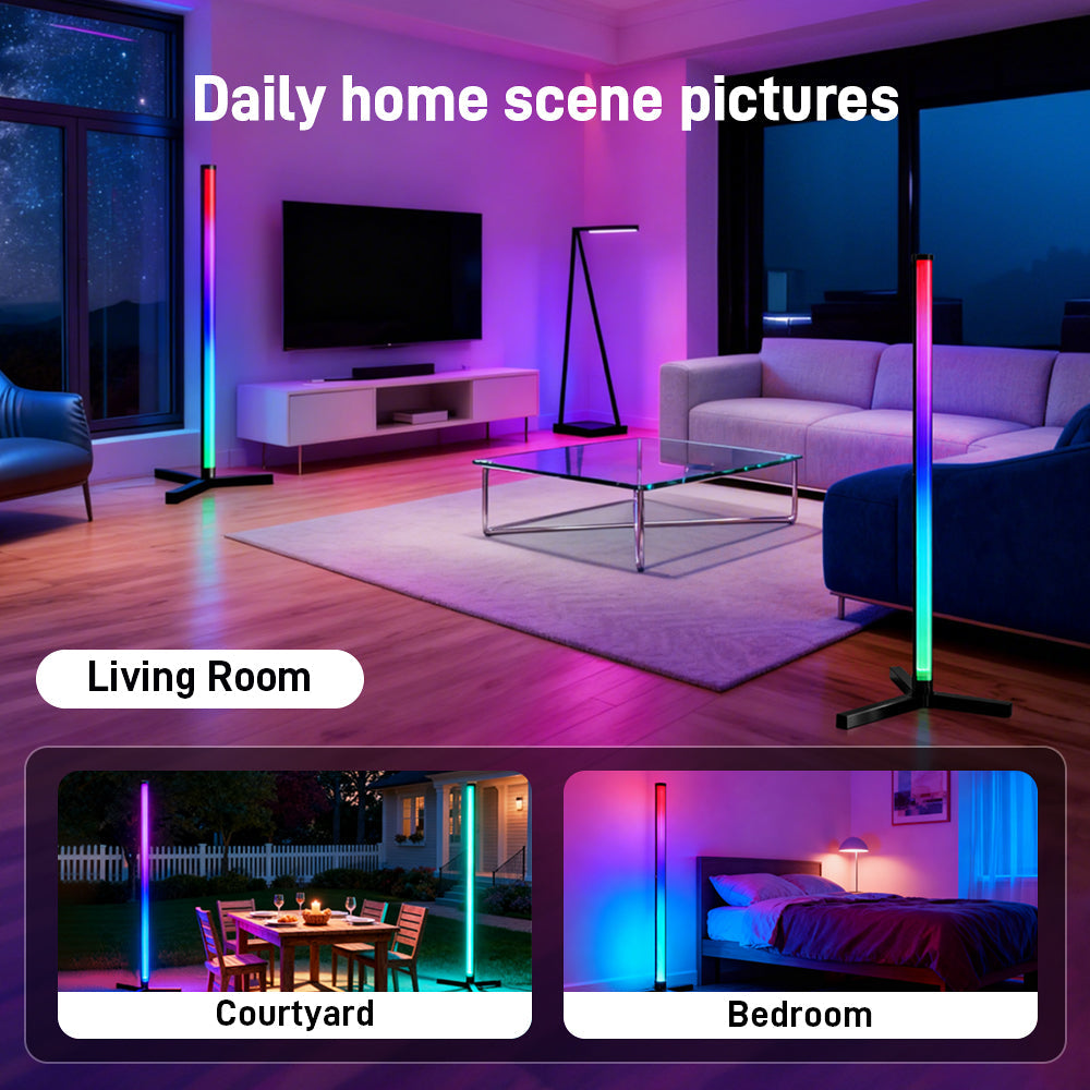 Remote LED Floor Lamp