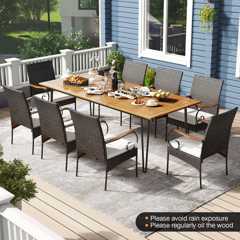 9 Pc. Patio Dining Set